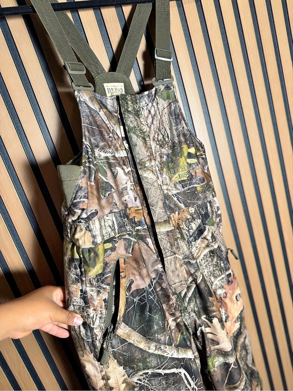 RedHead Silent-Hide Camouflage Bib Overalls XL